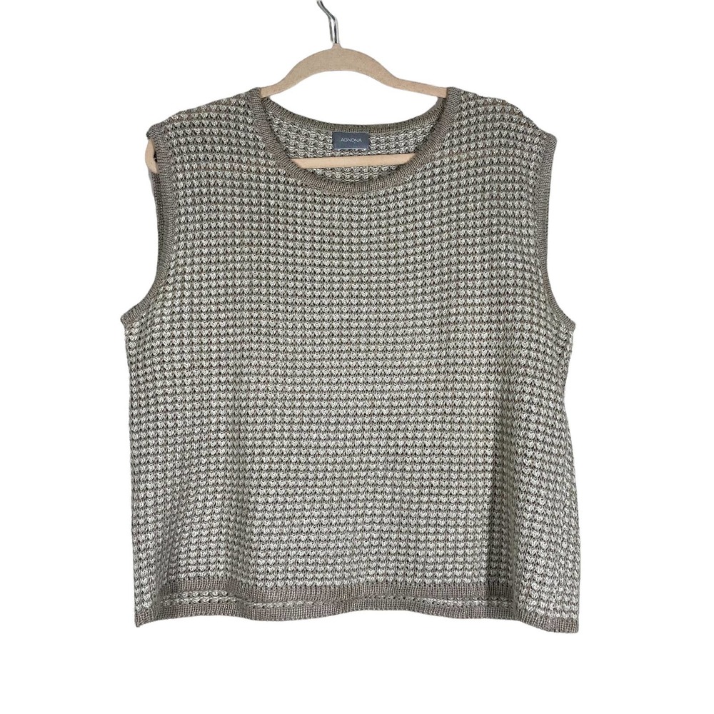 Agnona Oversized Knit Vest sz L